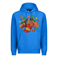 True Royal Christmas black girl sneakers Premium Hoodie - RanaPortraitStore