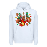 White Christmas black girl sneakers Premium Hoodie - RanaPortraitStore