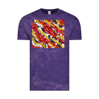 Cloud Purple bandana and cowhide pattern Vintage Tee - TumblerDesignByShophia