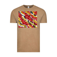 Vintage Coffee bandana and cowhide pattern Vintage Tee - TumblerDesignByShophia