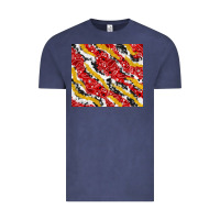 Vintage Denim bandana and cowhide pattern Vintage Tee - TumblerDesignByShophia