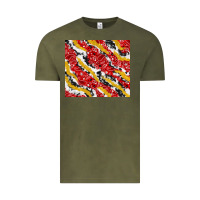 Vintage Olive bandana and cowhide pattern Vintage Tee - TumblerDesignByShophia