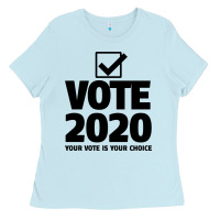 Baby Blue USA 2020 President Trump Biden election Ladies Tee - Bettercallsaul
