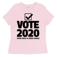 Bubblegum Pink USA 2020 President Trump Biden election Ladies Tee - Bettercallsaul