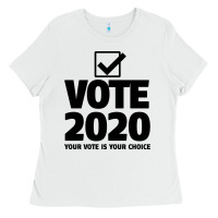 White USA 2020 President Trump Biden election Ladies Tee - Bettercallsaul
