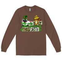 Chestnut St. Patrick's cat who needs luck when you are this Long Sleeve Tee - CowGirlArtShop