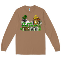 Toasted Coconut St. Patrick's cat who needs luck when you are this Long Sleeve Tee - CowGirlArtShop