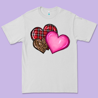 Valentine's Day Hearts Premium Tee Designed By Ranaportraitstore
