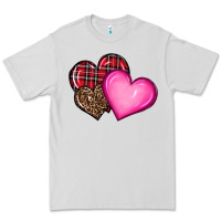 Dove Grey valentine's day hearts Premium Tee - RanaPortraitStore