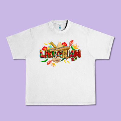 Cinco De Mayo Librarian Urban Heavy Tee Designed By Cowgirlartshop