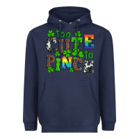 Navy st patricks too cute to pinch Heavyweight Hoodie - Artiststas
