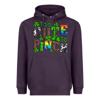 Plum st patricks too cute to pinch Heavyweight Hoodie - Artiststas