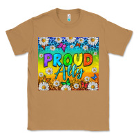 Toasted Coconut LGBTQ+ proud ally with daisy Classic Tee - NancyCooperArtShop