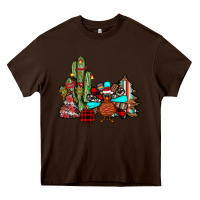 Chocolate Brown christmas turkey Heavy Core Tee - JahusDesignShop