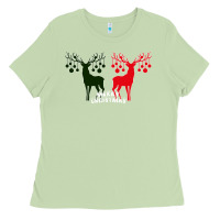 Matcha Merry Christmas Reindeer Ladies Tee - Bettercallsaul