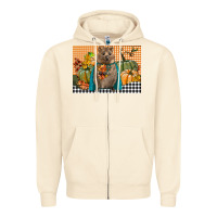 Sandshell Fall Quokka Zipper Hoodie - LillyAllenDesigns
