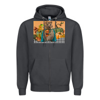 Smoke Fall Quokka Zipper Hoodie - LillyAllenDesigns