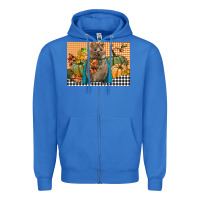True Royal Fall Quokka Zipper Hoodie - LillyAllenDesigns