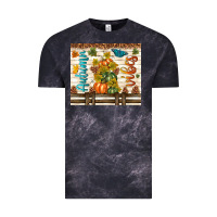 Cloud Black autumn vibes Vintage Tee - TumblerDesignByShophia
