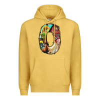 Antique Gold farm life alphabet lowercase letters o Premium Hoodie - BundleAndBundleShop
