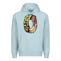 Blue Mist farm life alphabet lowercase letters o Premium Hoodie - BundleAndBundleShop
