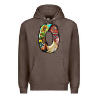 Coffee farm life alphabet lowercase letters o Premium Hoodie - BundleAndBundleShop