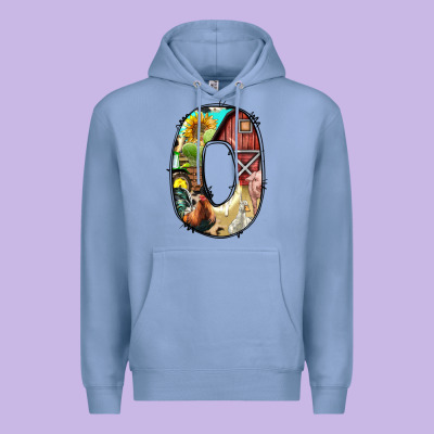 Farm Life Alphabet Lowercase Letters O Premium Hoodie Designed By Bundleandbundleshop
