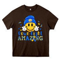 Chocolate Brown down right amazing Heavy Core Tee - Artiststas
