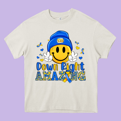 Down Right Amazing Heavy Core Tee Designed By Artiststas