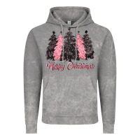 Cloud Rock pink merry christmas Vintage Hoodie - CowGirlArtShop