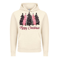 Vintage Artic pink merry christmas Vintage Hoodie - CowGirlArtShop