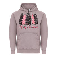 Vintage Zinc pink merry christmas Vintage Hoodie - CowGirlArtShop