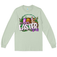 Matcha happy easHappy Easter y'all Easter Day Long Sleeve Tee - CowGirlArtShop