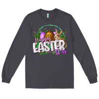 Smoke happy easHappy Easter y'all Easter Day Long Sleeve Tee - CowGirlArtShop
