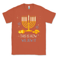 Copper this is how we jew it funny jewish ugly hanukkah christmas Classic Tee - minhPixels