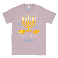 Lilac this is how we jew it funny jewish ugly hanukkah christmas Classic Tee - minhPixels