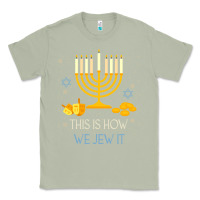 Matcha this is how we jew it funny jewish ugly hanukkah christmas Classic Tee - minhPixels