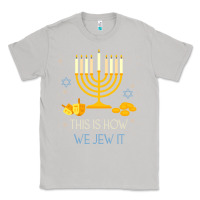 Moon Dust this is how we jew it funny jewish ugly hanukkah christmas Classic Tee - minhPixels