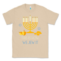 Mushroom this is how we jew it funny jewish ugly hanukkah christmas Classic Tee - minhPixels
