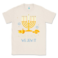 Natural this is how we jew it funny jewish ugly hanukkah christmas Classic Tee - minhPixels