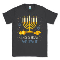 Smoke this is how we jew it funny jewish ugly hanukkah christmas Classic Tee - minhPixels