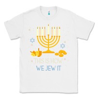 This Is How We Jew It Funny Jewish Ugly Hanukkah Christmas Classic Tee | Teevron