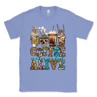 Colony Blue coffee makes me feel alive skeleton coffee cups Classic Tee - Jasminsmagicworld