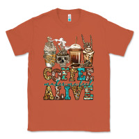 Copper coffee makes me feel alive skeleton coffee cups Classic Tee - Jasminsmagicworld