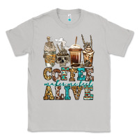 Moon Dust coffee makes me feel alive skeleton coffee cups Classic Tee - Jasminsmagicworld