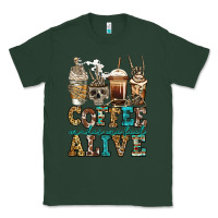Sports Green coffee makes me feel alive skeleton coffee cups Classic Tee - Jasminsmagicworld