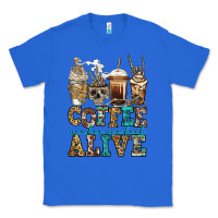 True Royal coffee makes me feel alive skeleton coffee cups Classic Tee - Jasminsmagicworld