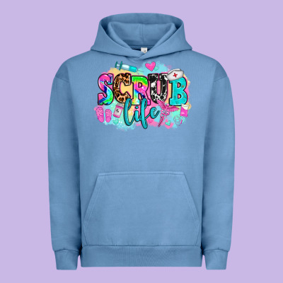 Scrub Life Urban Hoodie Designed By Adodesignshop