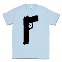 Dusty Blue THE SOPRANOS GUN Classic Tee - minhPixels