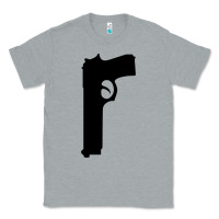 Heather Grey THE SOPRANOS GUN Classic Tee - minhPixels